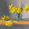 Daffodil Still Life paint by number