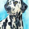 The Dalmatian Dog Art Paint by numbers