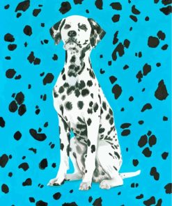 Dalmatian Dog paint by numbers