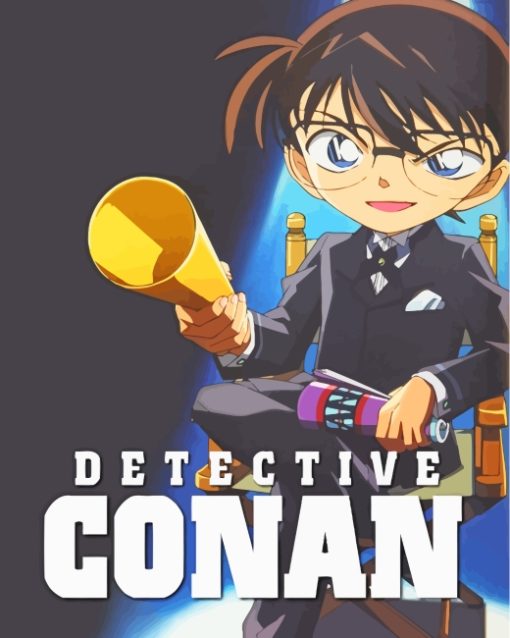 Detective Conan paint by number