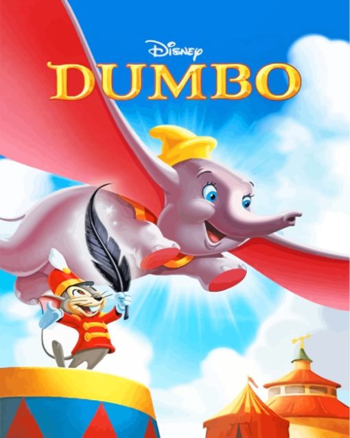 Disney Dumbo Animations paint by number