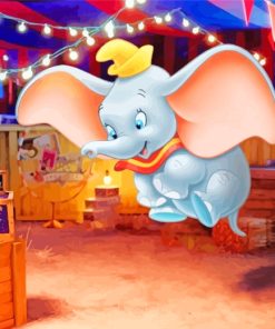 Disney Dumbo Circus paint by number