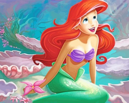 Disney Little Mermaid paint by numbers