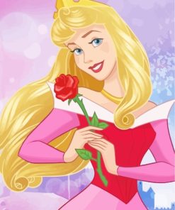 Disney Princess Aurora paint by numbers