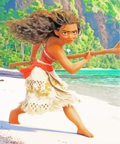 Disney Princess Moana paint by numbers