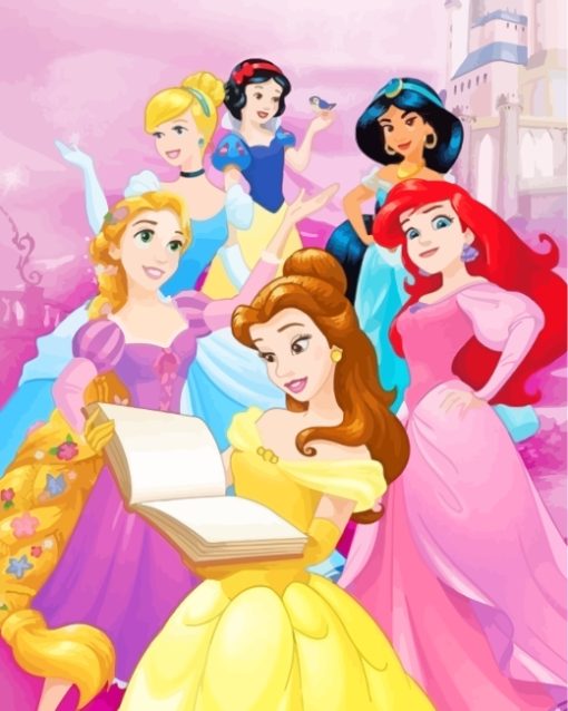 Disney Princesse paint by numbers