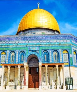 Dome Of The Rock paint by numbers