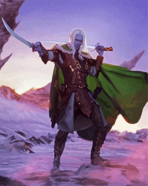 Drizzt paint by numbers