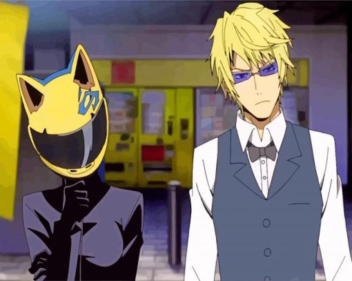 Durarara Manga paint by number