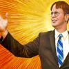 Dwight Schrute Illustration paint by number