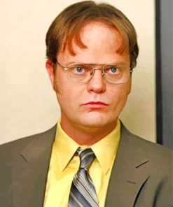 Dwight Schrute The Office paint by number