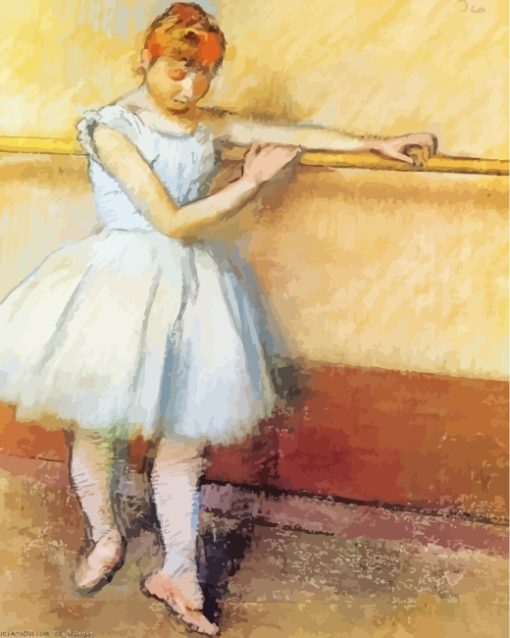 Edgar Degas Dancer At The Barre paint by numbers