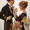 Edwardian Couple paint by number