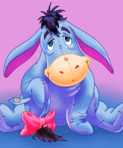 Eeyore Winnih The Pooh paint by numbers