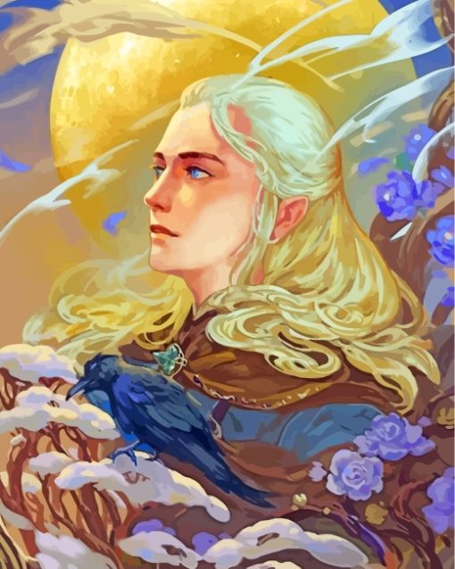 Elf Legolas Lord Of The Rings paint by number