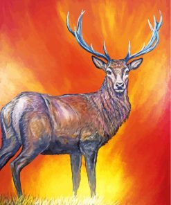 Aesthetic Elk Animal paint by numbers