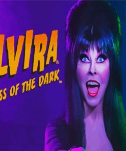 Elvira Mistress of the Dark - paint by number