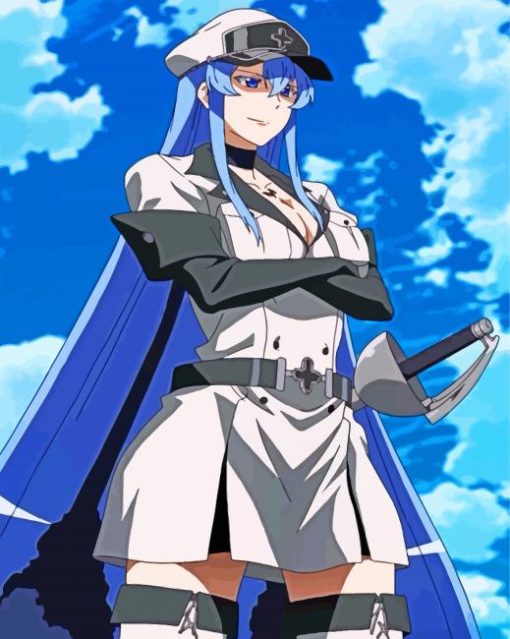 Esdeath paint by number