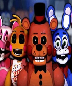 FNAF paint by numbers