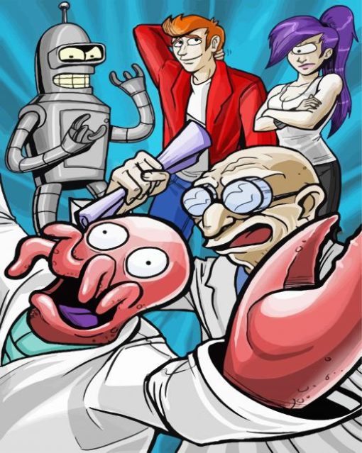 Futurama paint by number