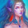 Fantasy Woman Elf paint by numbers