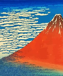 Fine Wind Clear Morning By Hokusai paint by numbers