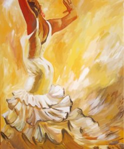 Flamenco Dancer Art paint by numbers