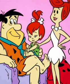 Flintstones paint by numbers