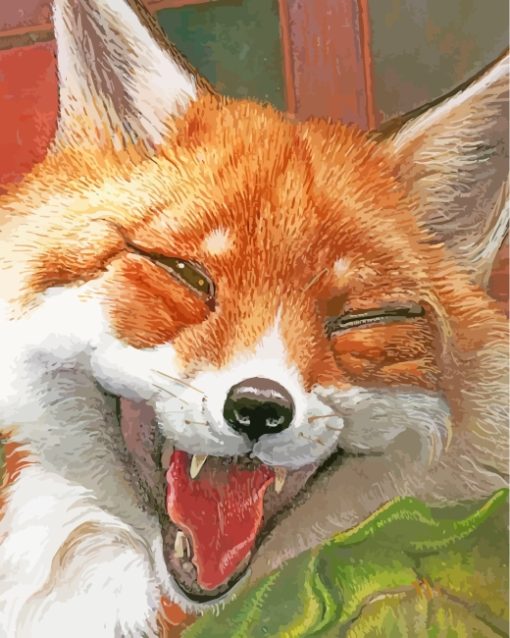 Fox Animal paint by numbers