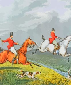 Fox Hunting paint by numbers