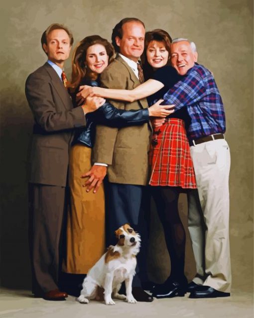 Frasier Sitcom paint by numbers