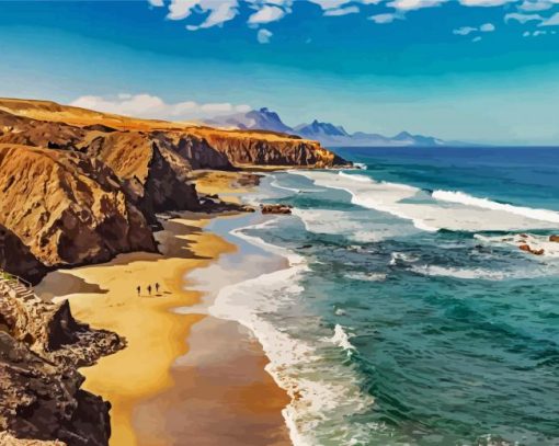 Fuerteventura paint by number