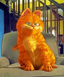 Garfield Cat paint by number