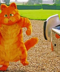 Garfield Strong Cat paint by numbers