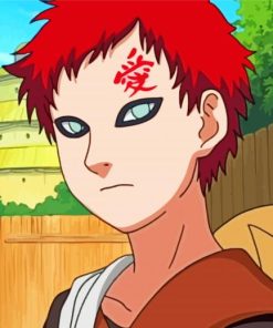 Gaara Anime paint by number