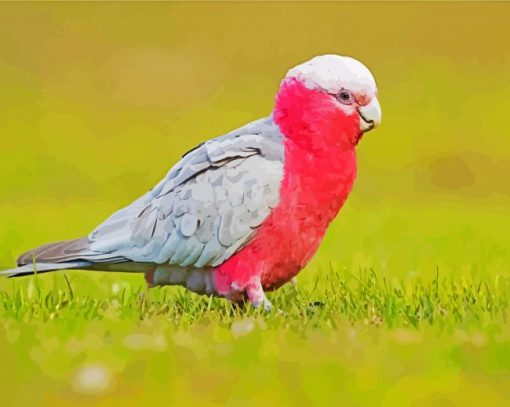 Galah Bird paint by number