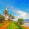 Galle Fort Lighthouse paint by number