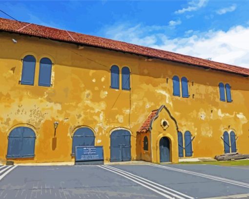 Galle Fort National Maritime Archaeology Museum paint by number