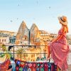 Girl In Cappadocia paint by numbers