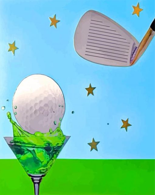 Golf Ball paint by numbers