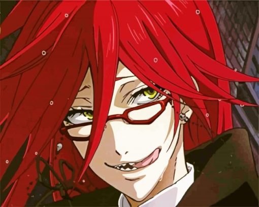 Grell Sutcliff Anime paint by number