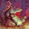 Grey Rats paint by numbers