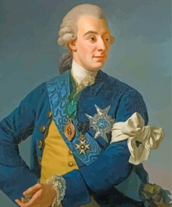 Gustav III paint by numbers