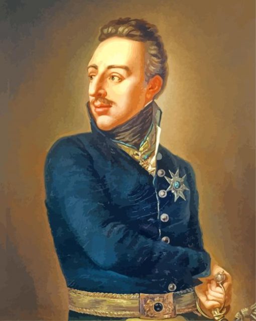 Gustav IV paint by numbers