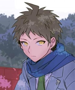 Hajime Hinata Anime Character print by numbers