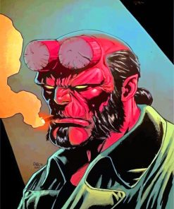 Hellboy paint by numbers