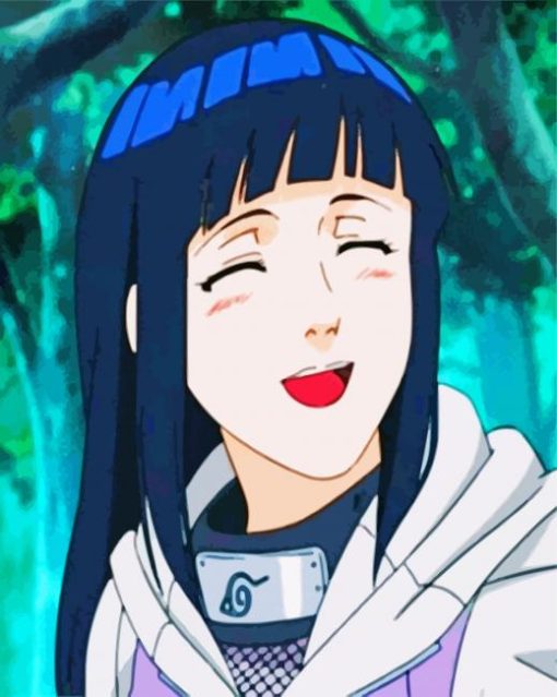 Hinata Hyuga Naruto Anime paint by numbers