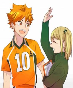 Hitoka Haikyuu Anime paint by numbers