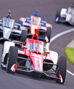 Indy Racing Cars paint by numbers