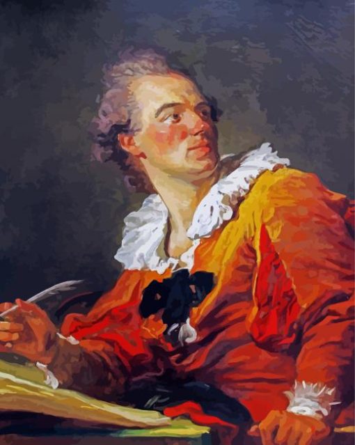 Inspiration By Fragonard paint by numbers